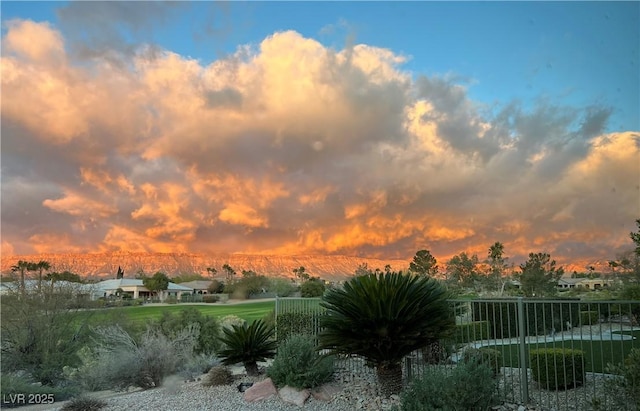 4299 Fiore Bella Blvd, Las Vegas, NV 89135 - view of yard with fence