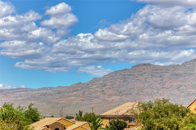 view of mountain backdrop