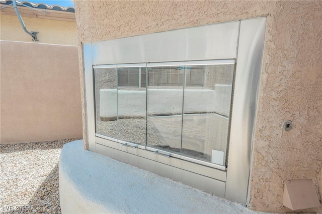 8244 Cupertino Heights Way, Las Vegas, NV 89178 - detailed view of stucco siding