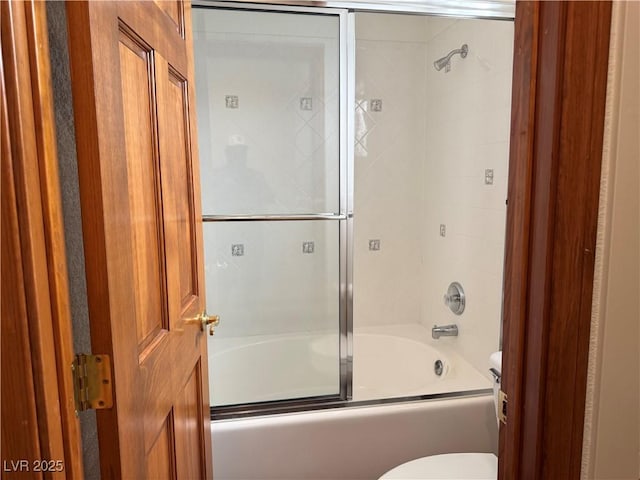 4455 W Ford Ave, Las Vegas, NV 89139 - full bathroom with toilet and bath / shower combo with glass door