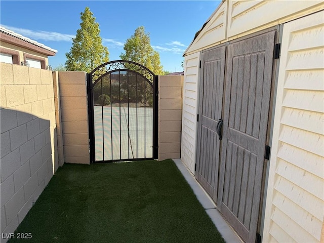 4455 W Ford Ave, Las Vegas, NV 89139 - gate with a storage unit