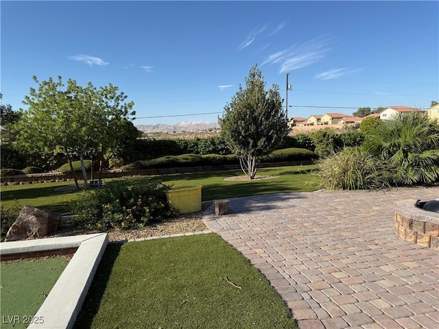 4455 W Ford Ave, Las Vegas, NV 89139 - view of grassy yard featuring a patio