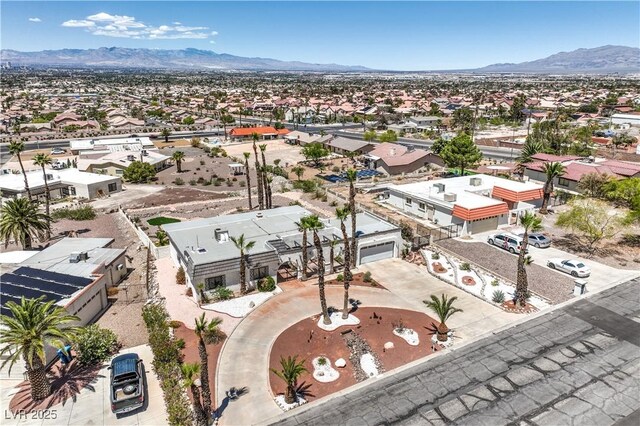 1157 Morning Sun Way, Las Vegas, NV 89110 - aerial perspective of suburban area with mountains