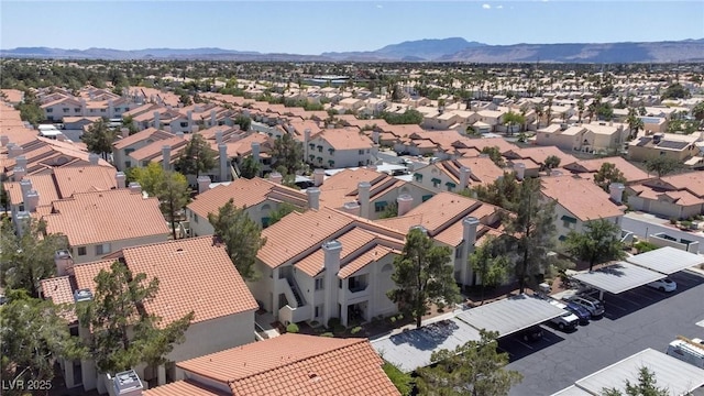 7905 Idledale Ct Unit 102, Las Vegas, NV 89145 - aerial view of residential area featuring mountains