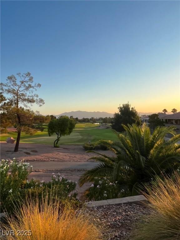 10532 Sea Palms Ave, Las Vegas, NV 89134 - view of property's community with a mountain view and view of golf course