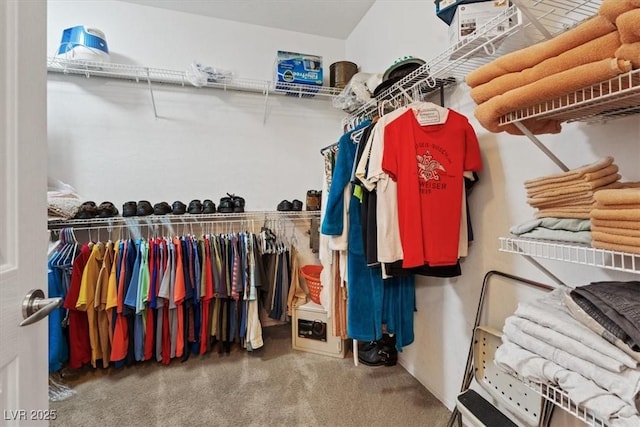 2108 Willow Wren Dr, North Las Vegas, NV 89084 - spacious closet featuring carpet floors