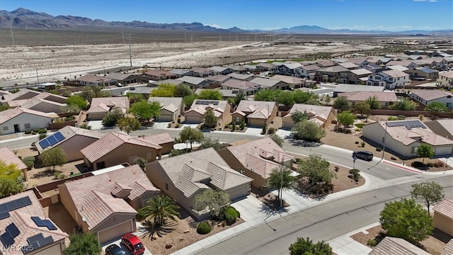 2108 Willow Wren Dr, North Las Vegas, NV 89084 - aerial view of residential area featuring a mountainous background