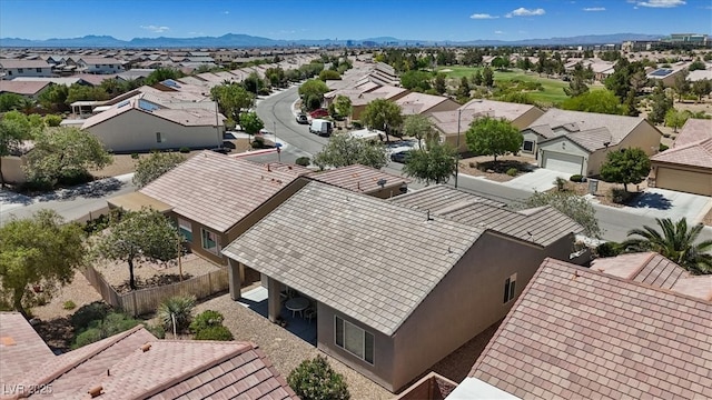 2108 Willow Wren Dr, North Las Vegas, NV 89084 - aerial perspective of suburban area with mountains