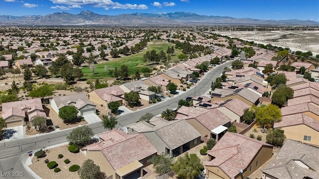 2108 Willow Wren Dr, North Las Vegas, NV 89084 - aerial view of residential area featuring a mountain backdrop