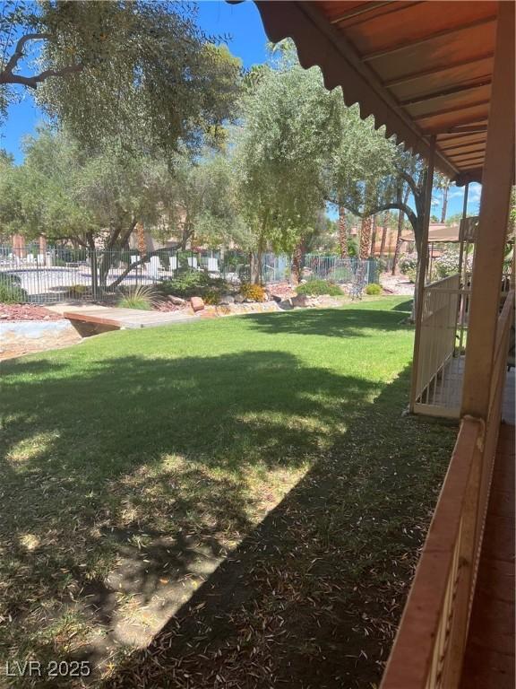 3394 Brookfield Dr, Las Vegas, NV 89120 - view of yard