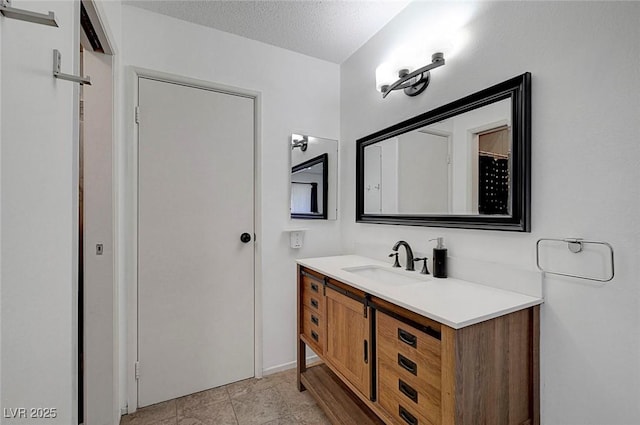 3018 Burnham Ave, Las Vegas, NV 89169 - full bathroom featuring vanity and a textured ceiling
