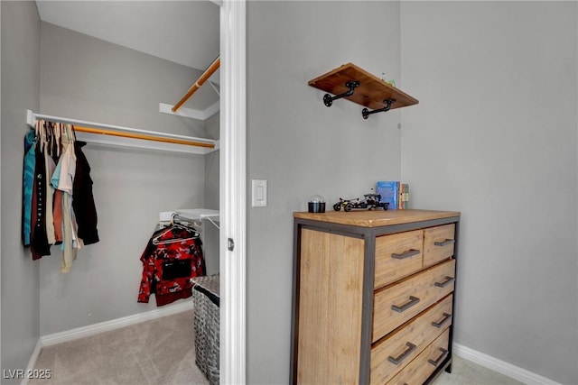 4617 Mancilla St, Las Vegas, NV 89130 - walk in closet featuring light colored carpet