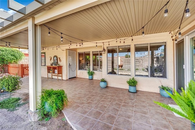 4617 Mancilla St, Las Vegas, NV 89130 - view of patio / terrace with fence