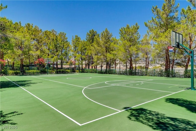 729 Sir James Bridge Way, Las Vegas, NV 89145 - view of basketball court featuring fence and community basketball court