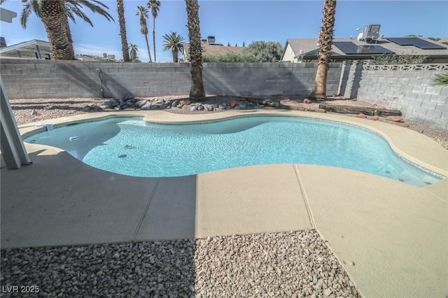 6842 Greengrove Dr, Las Vegas, NV 89103 - view of swimming pool featuring a fenced backyard