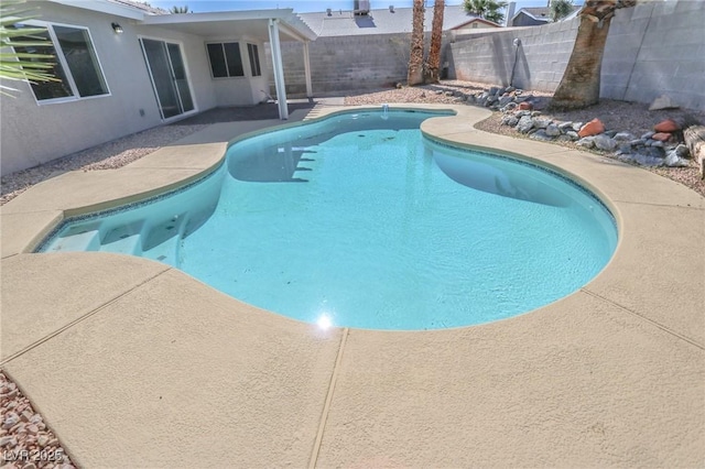 6842 Greengrove Dr, Las Vegas, NV 89103 - view of pool featuring a fenced backyard and a patio area