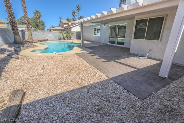 6842 Greengrove Dr, Las Vegas, NV 89103 - view of swimming pool with a fenced backyard and a patio area