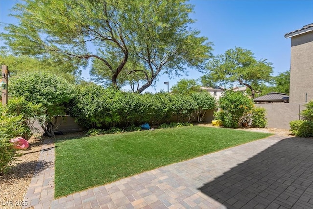 6049 Paddleboat St, North Las Vegas, NV 89031 - view of yard with a patio area