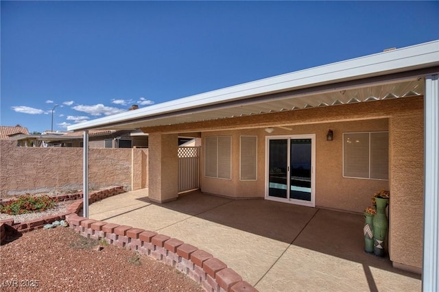 5441 Rose Hills St, Las Vegas, NV 89149 - view of patio / terrace with fence