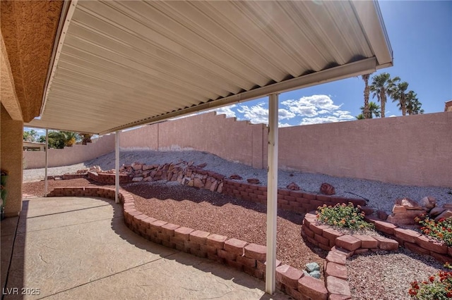 5441 Rose Hills St, Las Vegas, NV 89149 - view of patio / terrace featuring a fenced backyard