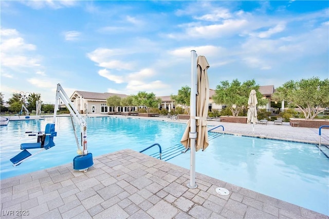 720 Webber Park St, Henderson, NV 89011 - community pool featuring a patio area