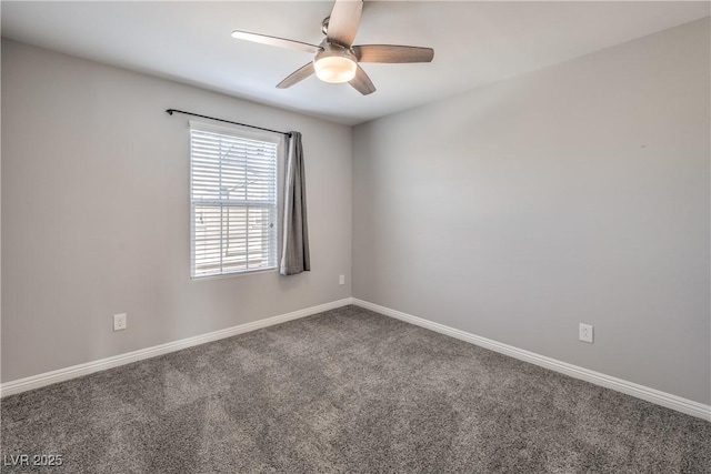 1201 Seaboard Ct, Henderson, NV 89002 - unfurnished room featuring carpet flooring, a ceiling fan, and baseboards