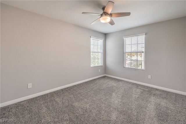 1201 Seaboard Ct, Henderson, NV 89002 - unfurnished room with carpet flooring, baseboards, and a ceiling fan