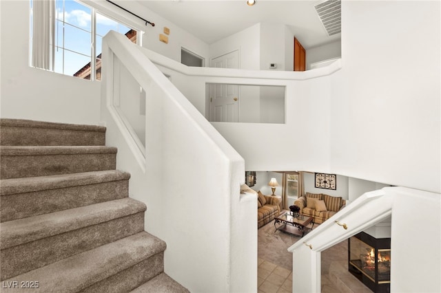 9522 Arrowhead Falls Ct, Las Vegas, NV 89148 - stairs featuring tile patterned flooring