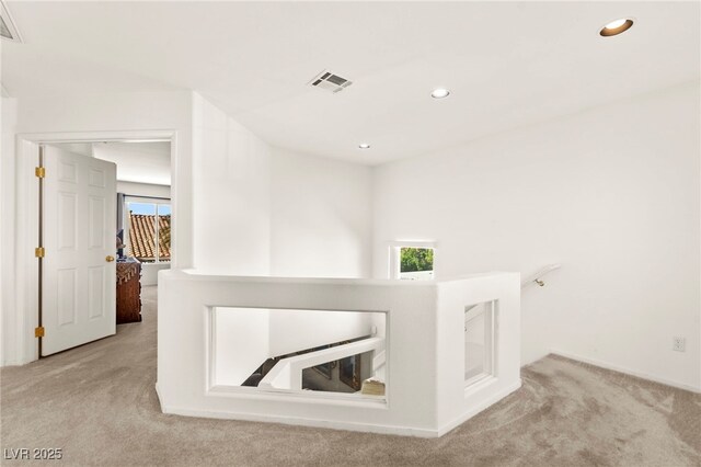 9522 Arrowhead Falls Ct, Las Vegas, NV 89148 - hall featuring carpet flooring and recessed lighting
