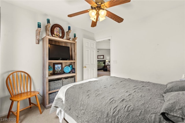 9522 Arrowhead Falls Ct, Las Vegas, NV 89148 - bedroom featuring a ceiling fan and carpet
