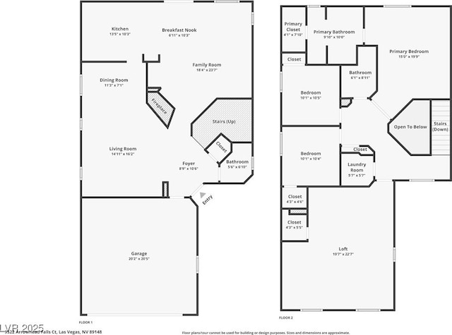 9522 Arrowhead Falls Ct, Las Vegas, NV 89148 - home floor plan