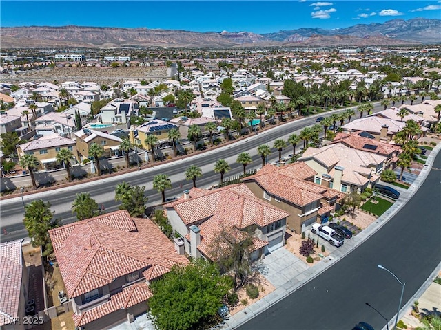 4607 El Camino Cabos Dr, Las Vegas, NV 89147 - aerial view of residential area with a mountainous background