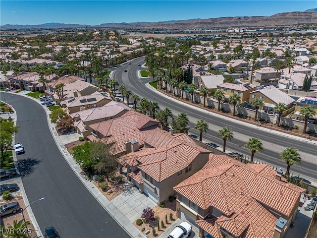 4607 El Camino Cabos Dr, Las Vegas, NV 89147 - aerial view of residential area featuring mountains