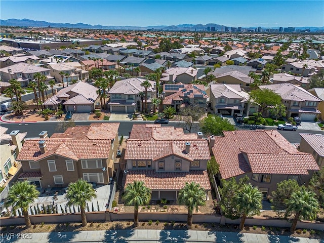 4607 El Camino Cabos Dr, Las Vegas, NV 89147 - aerial view of residential area with a mountain backdrop