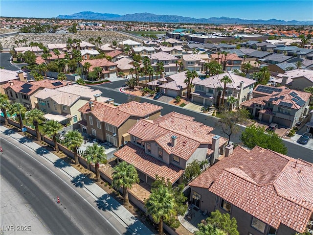 4607 El Camino Cabos Dr, Las Vegas, NV 89147 - aerial perspective of suburban area featuring a mountain backdrop