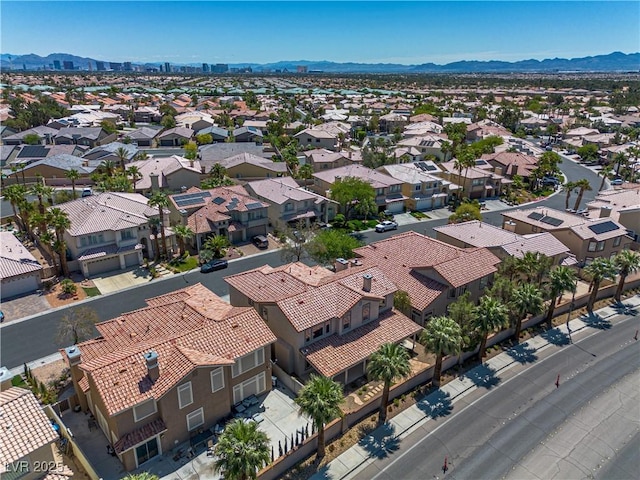 4607 El Camino Cabos Dr, Las Vegas, NV 89147 - aerial view of residential area featuring a mountainous background