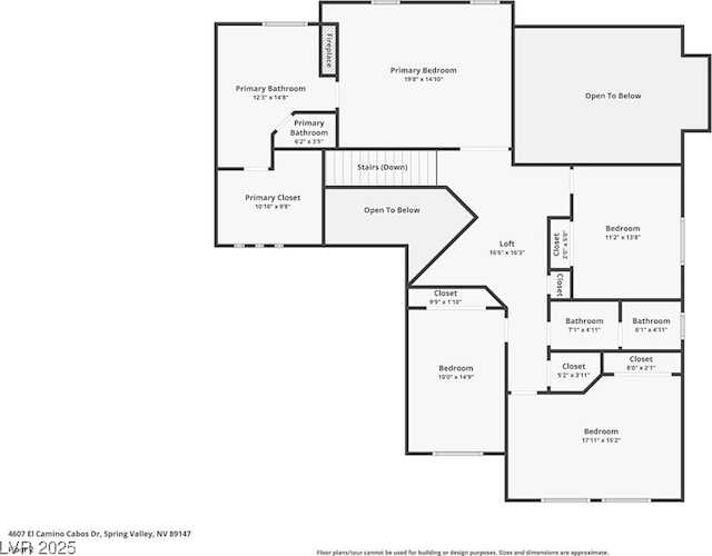 4607 El Camino Cabos Dr, Las Vegas, NV 89147 - room layout