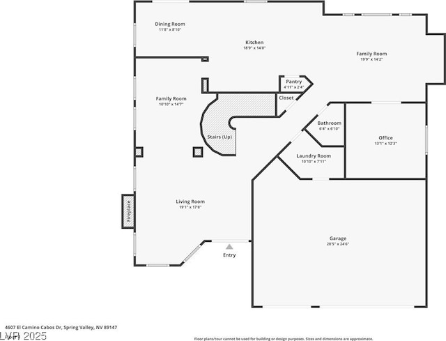 4607 El Camino Cabos Dr, Las Vegas, NV 89147 - home floor plan