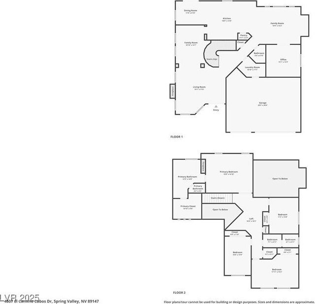 4607 El Camino Cabos Dr, Las Vegas, NV 89147 - room layout