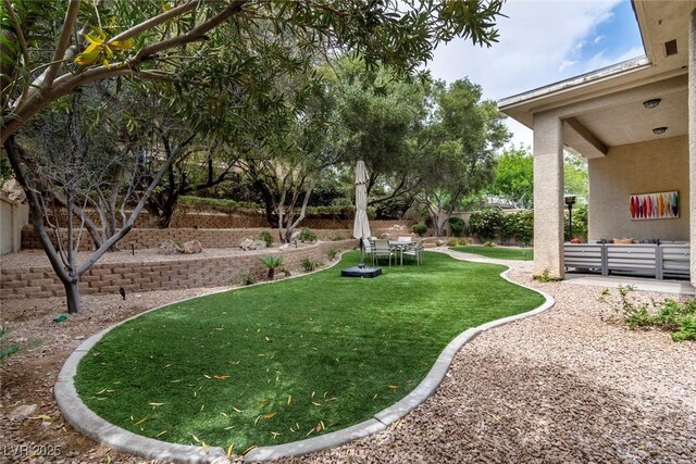 801 Aquitaine Ct, Las Vegas, NV 89145 - view of grassy yard
