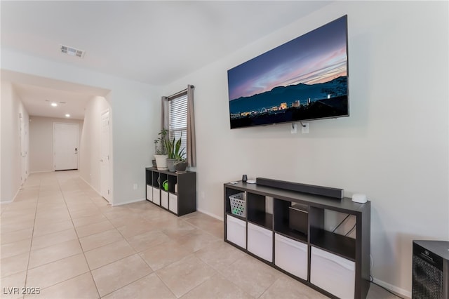 4524 Stardusk Falls Ave, North Las Vegas, NV 89084 - hallway featuring light tile patterned floors and baseboards