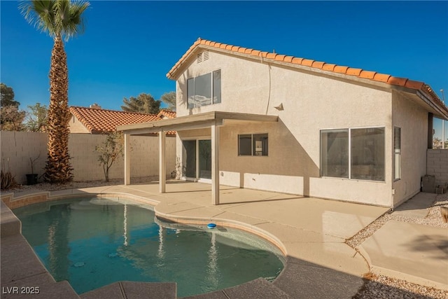 4669 Winfield Dr, Las Vegas, NV 89147 - view of swimming pool with a fenced backyard and a patio