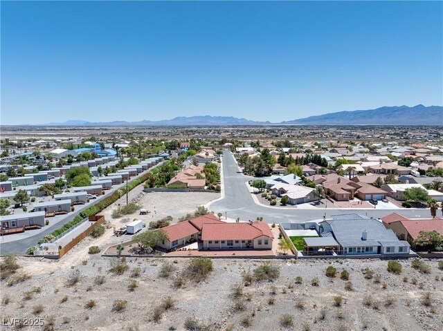 3640 E Vineyard Dr, Pahrump, NV 89048 - aerial view of residential area with mountains