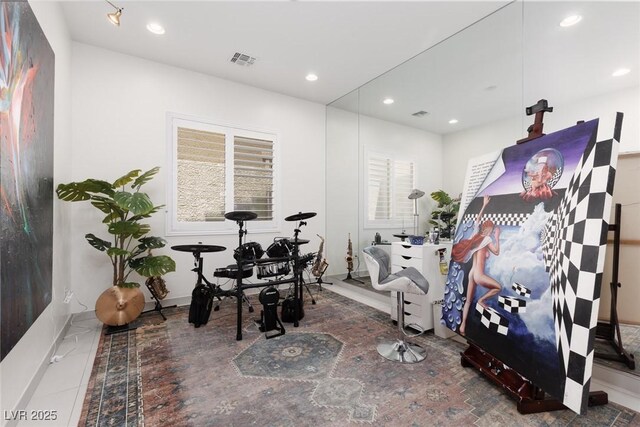 12844 New Providence St, Las Vegas, NV 89141 - playroom featuring recessed lighting and plenty of natural light