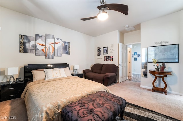 184 Cullerton St, Las Vegas, NV 89148 - bedroom featuring carpet flooring, ceiling fan, and baseboards