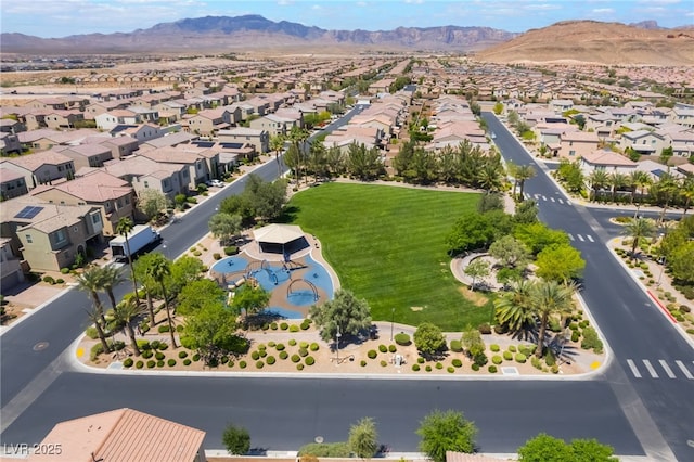 184 Cullerton St, Las Vegas, NV 89148 - aerial view of residential area featuring mountains