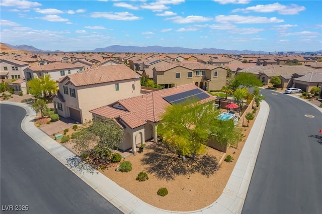 184 Cullerton St, Las Vegas, NV 89148 - aerial view of residential area featuring mountains