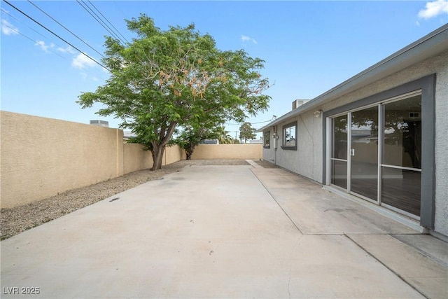 view of patio / terrace featuring a fenced backyard