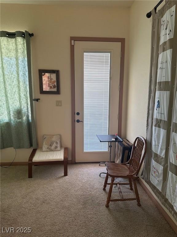 3551 Sagebrush Ave, Pahrump, NV 89048 - living area with carpet floors