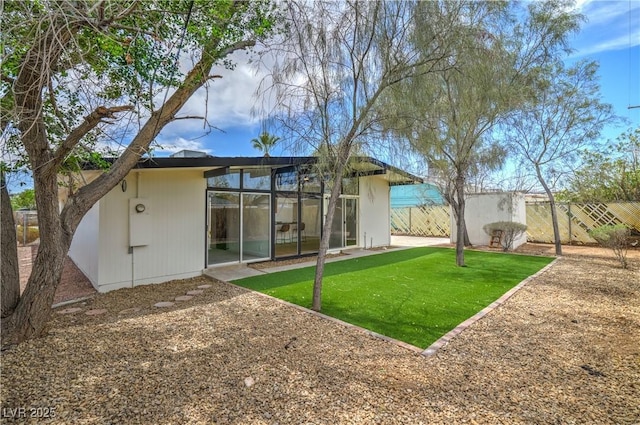 view of rear view of property